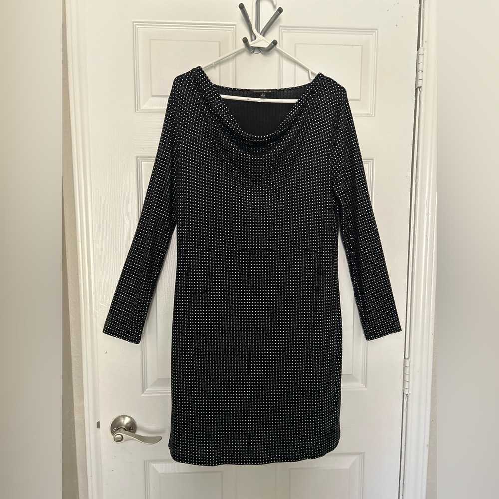 Cynthia Steffe Black and White Long Sleeve Dress